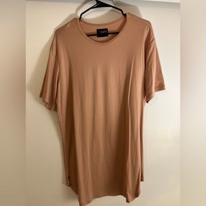 CUTS Elongated S/S Shirt - Coral (Size L)